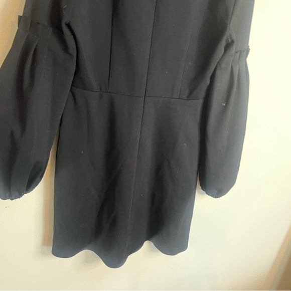 𝅺Tibi Stuctured Minimalist Ponte Knit Bishop Sleeve
Dress - Picture 7 of 11